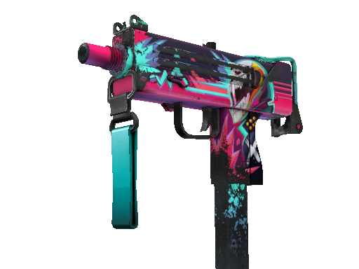 StatTrak™ MAC-10 | Neon Rider (Field-Tested)