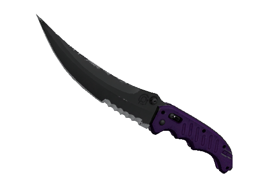 ★ StatTrak™ Flip Knife | Ultraviolet (Well-Worn)