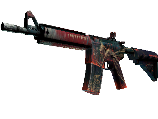 StatTrak™ M4A4 | Tooth Fairy (Well-Worn)