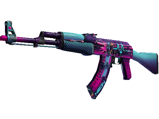 AK-47 | Neon Rider (Well-Worn)