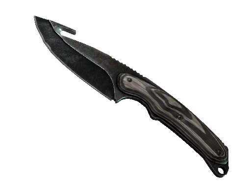 ★ StatTrak™ Gut Knife | Black Laminate (Well-Worn)