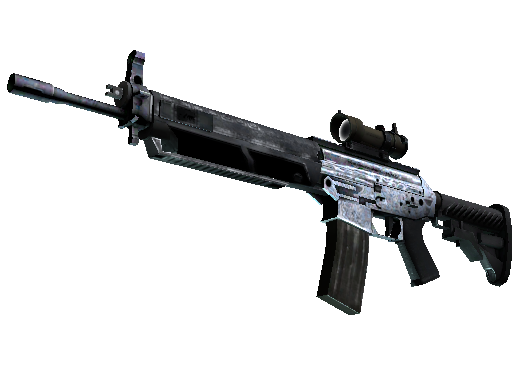 SG 553 | Damascus Steel (Factory New)