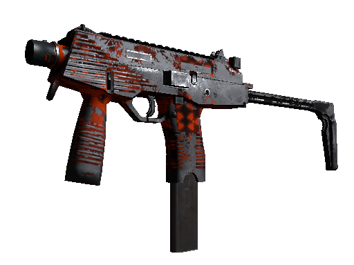 MP9 | Setting Sun (Battle-Scarred)