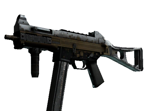 StatTrak™ UMP-45 | Gold Bismuth (Battle-Scarred)