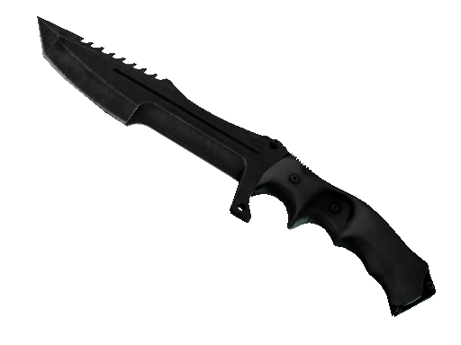 ★ StatTrak™ Huntsman Knife | Black Laminate (Well-Worn)