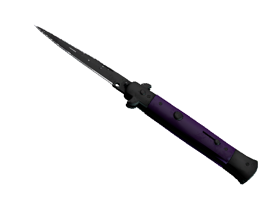 ★ StatTrak™ Stiletto Knife | Ultraviolet (Well-Worn)