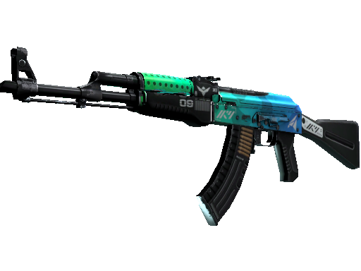 StatTrak™ AK-47 | Ice Coaled (Well-Worn)