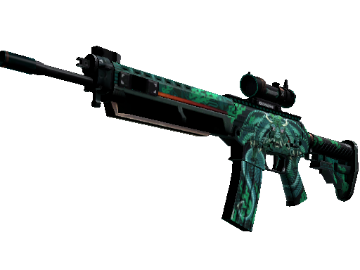 StatTrak™ SG 553 | Dragon Tech (Minimal Wear)