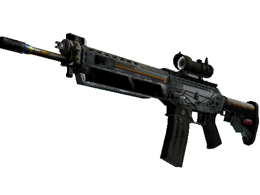 SG 553 | Aerial (Battle-Scarred)