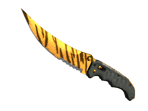 ★ StatTrak™ Flip Knife | Tiger Tooth (Factory New)