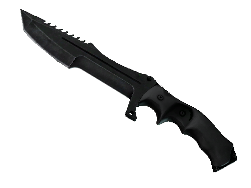 ★ StatTrak™ Huntsman Knife | Black Laminate (Minimal Wear)