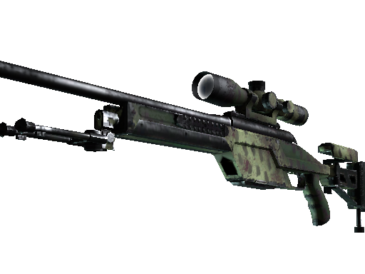 SSG 08 | Lichen Dashed (Well-Worn)