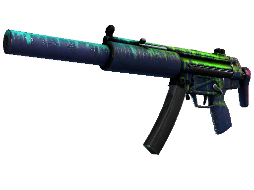 StatTrak™ MP5-SD | Phosphor (Battle-Scarred)