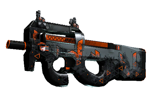 P90 | Trigon (Well-Worn)