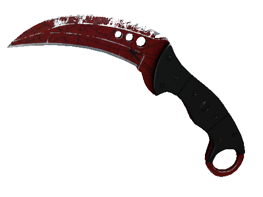 ★ Talon Knife | Crimson Web (Well-Worn)