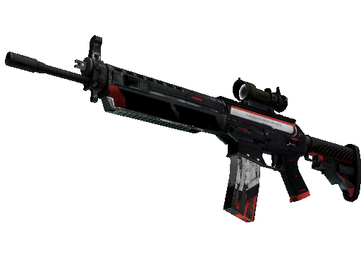 StatTrak™ SG 553 | Cyrex (Battle-Scarred)