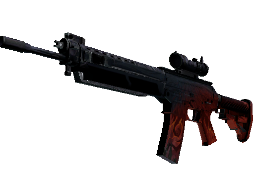 StatTrak™ SG 553 | Darkwing (Battle-Scarred)