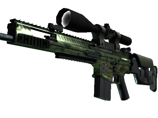 SCAR-20 | Green Marine (Minimal Wear)