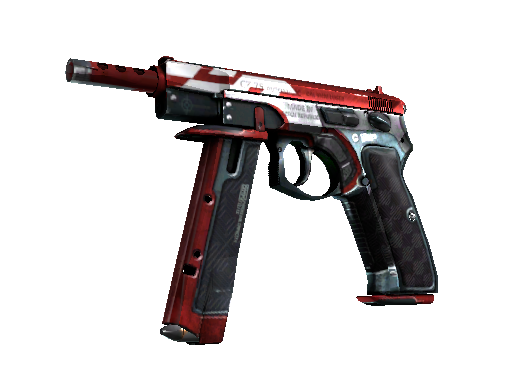 CZ75-Auto | Red Astor (Minimal Wear)