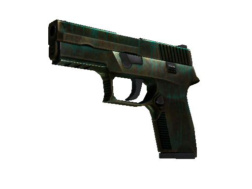 StatTrak™ P250 | Verdigris (Battle-Scarred)