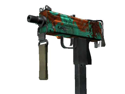 StatTrak™ MAC-10 | Last Dive (Well-Worn)