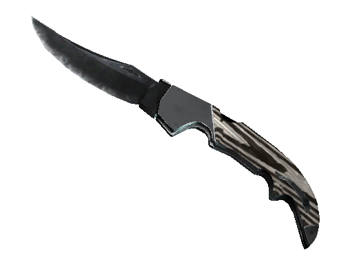 ★ StatTrak™ Falchion Knife | Black Laminate (Minimal Wear)