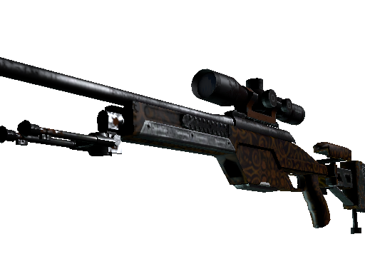 SSG 08 | Orange Filigree (Well-Worn)