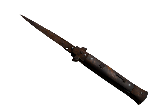 ★ Stiletto Knife | Rust Coat (Battle-Scarred)