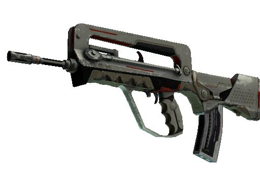 StatTrak™ FAMAS | Mecha Industries (Battle-Scarred)