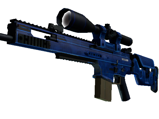 StatTrak™ SCAR-20 | Blueprint (Well-Worn)