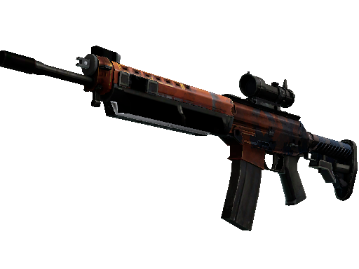 StatTrak™ SG 553 | Danger Close (Field-Tested)