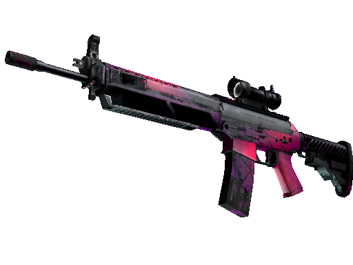 StatTrak™ SG 553 | Pulse (Well-Worn)