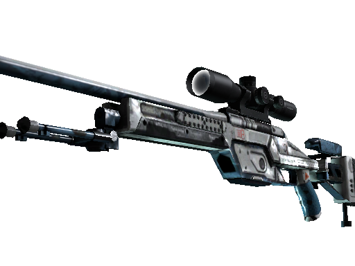 StatTrak™ SSG 08 | Ghost Crusader (Battle-Scarred)