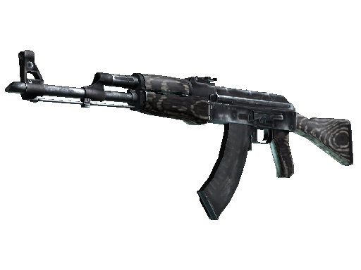 Souvenir AK-47 | Black Laminate (Well-Worn)