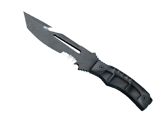 ★ Survival Knife | Night Stripe (Well-Worn)