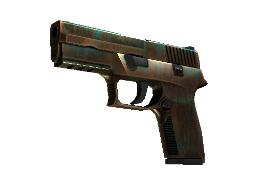 StatTrak™ P250 | Verdigris (Well-Worn)