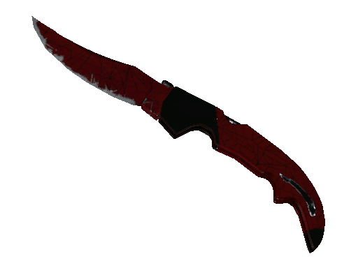 ★ StatTrak™ Falchion Knife | Crimson Web (Well-Worn)