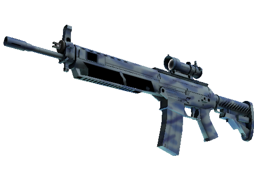 StatTrak™ SG 553 | Wave Spray (Minimal Wear)