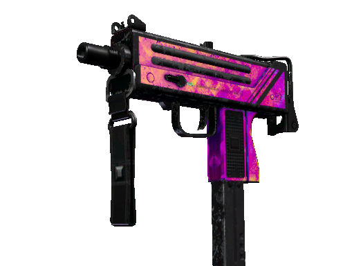 StatTrak™ MAC-10 | Disco Tech (Battle-Scarred)