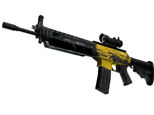 SG 553 | Bulldozer (Battle-Scarred)