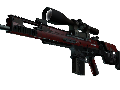 SCAR-20 | Crimson Web (Field-Tested)