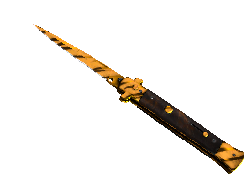 ★ StatTrak™ Stiletto Knife | Tiger Tooth (Factory New)