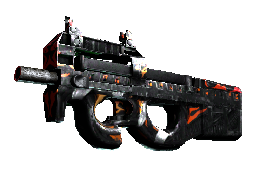 StatTrak™ P90 | Vent Rush (Battle-Scarred)