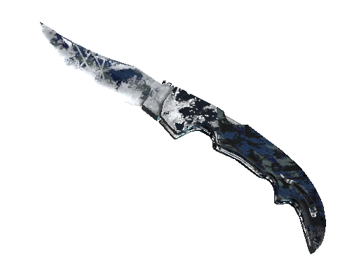 ★ StatTrak™ Falchion Knife | Bright Water (Battle-Scarred)