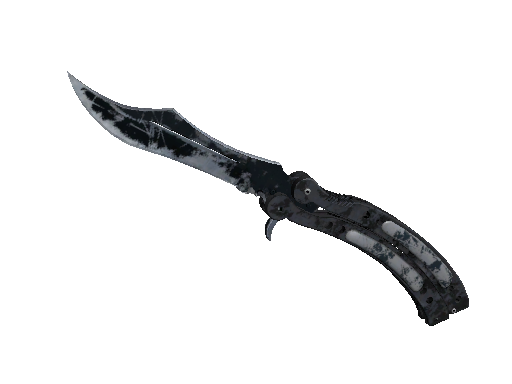 ★ Butterfly Knife | Night (Battle-Scarred)