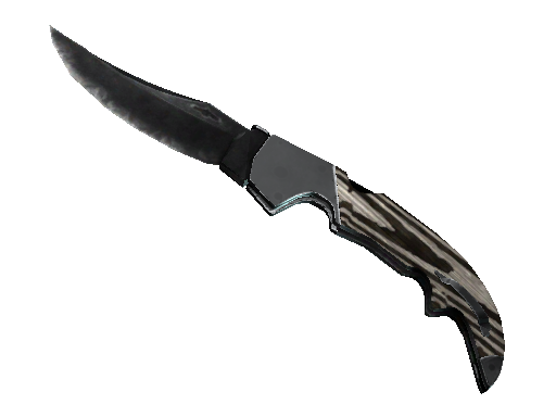 ★ Falchion Knife | Black Laminate (Field-Tested)