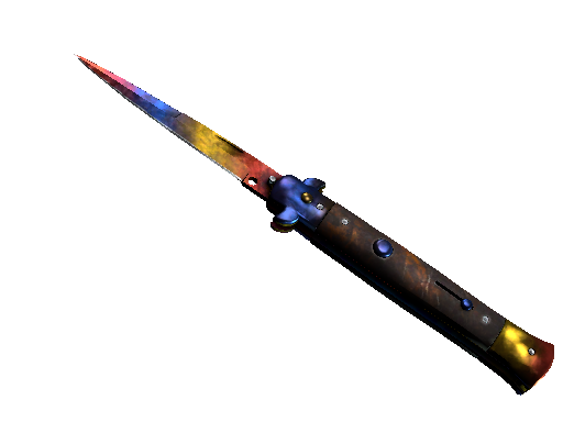 ★ StatTrak™ Stiletto Knife | Marble Fade (Minimal Wear)