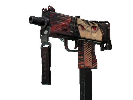 StatTrak™ MAC-10 | Sakkaku (Battle-Scarred)