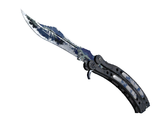 ★ Butterfly Knife | Bright Water (Battle-Scarred)