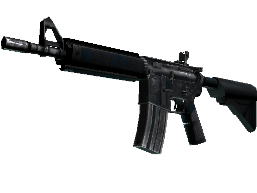 M4A4 | Dark Blossom (Battle-Scarred)